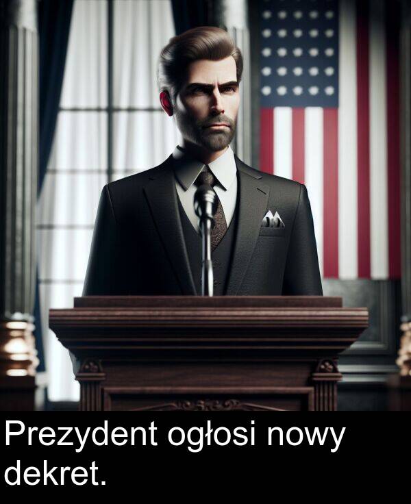 nowy: Prezydent ogłosi nowy dekret.