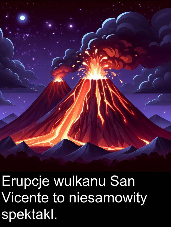wulkanu: Erupcje wulkanu San Vicente to niesamowity spektakl.