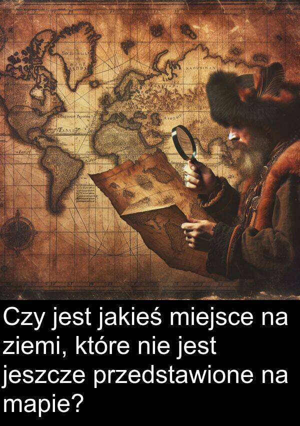 przedstawione: Czy jest jakieś miejsce na ziemi, które nie jest jeszcze przedstawione na mapie?