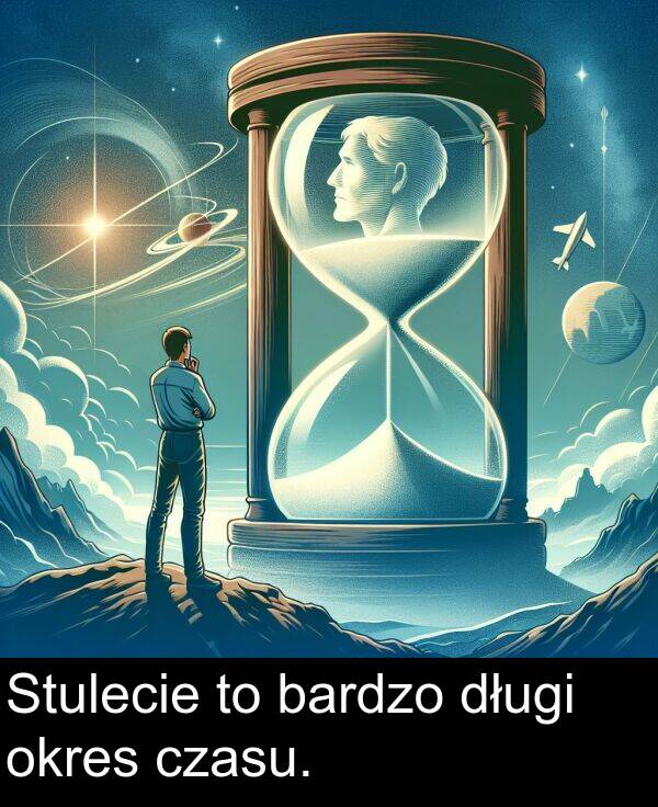 czasu: Stulecie to bardzo długi okres czasu.