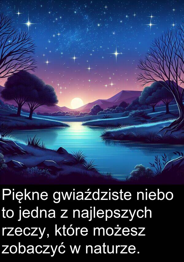 zobaczyć: Piękne gwiaździste niebo to jedna z najlepszych rzeczy, które możesz zobaczyć w naturze.