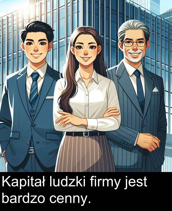 firmy: Kapitał ludzki firmy jest bardzo cenny.