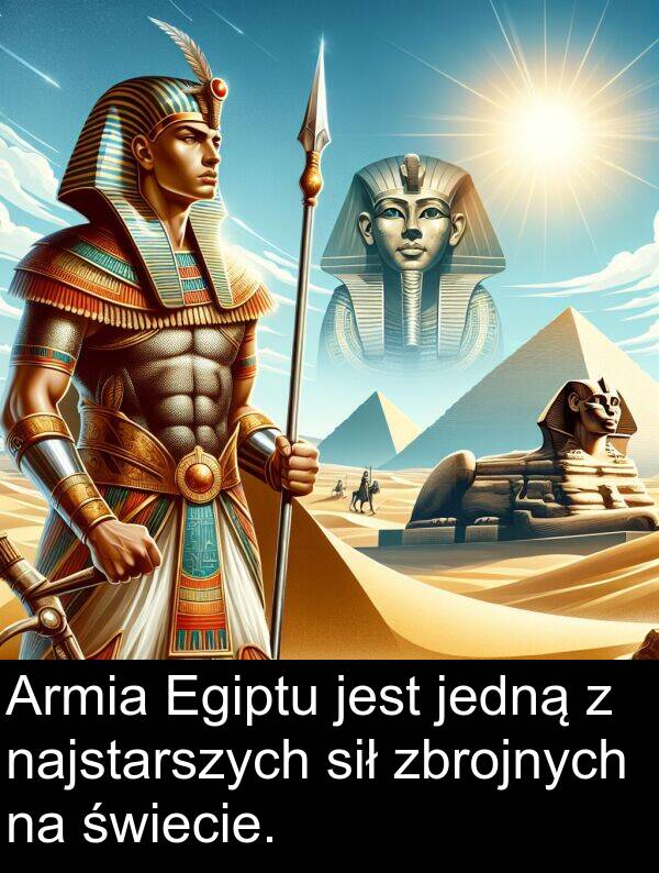 zbrojnych: Armia Egiptu jest jedną z najstarszych sił zbrojnych na świecie.
