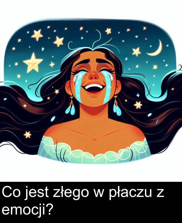 płaczu: Co jest złego w płaczu z emocji?