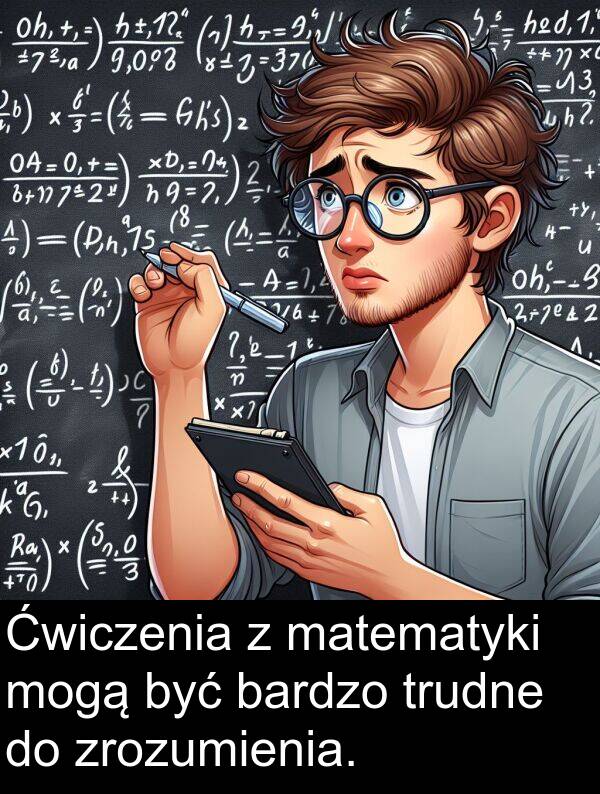 zrozumienia: Ćwiczenia z matematyki mogą być bardzo trudne do zrozumienia.