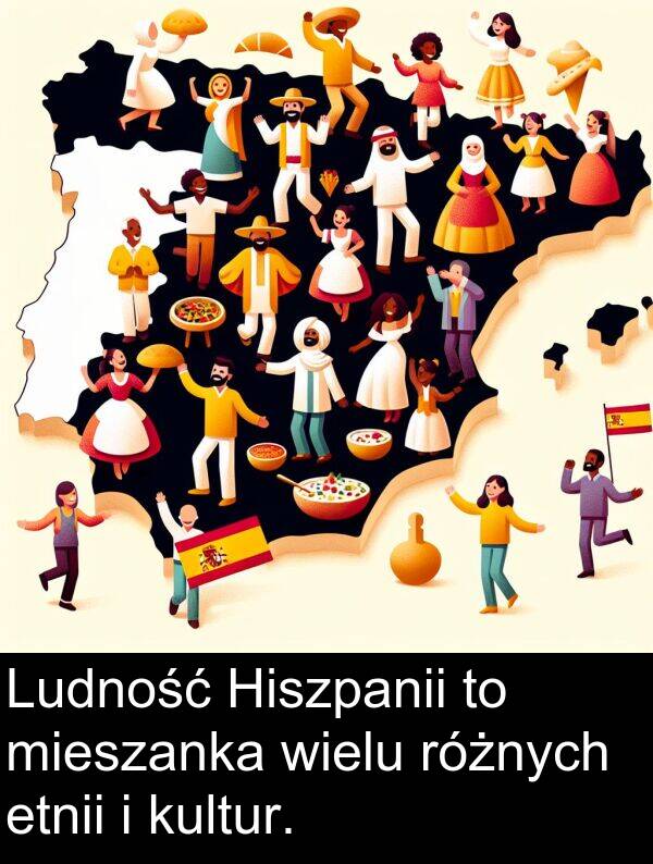 etnii: Ludność Hiszpanii to mieszanka wielu różnych etnii i kultur.