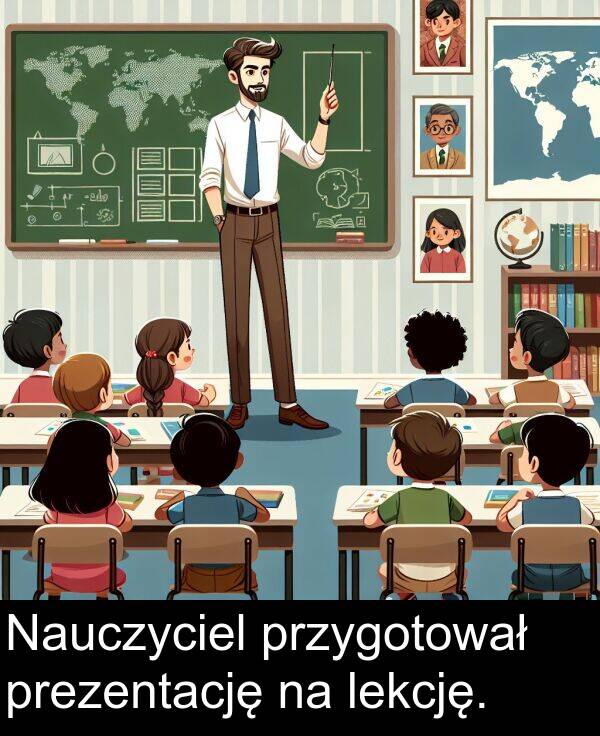 przygotował: Nauczyciel przygotował prezentację na lekcję.
