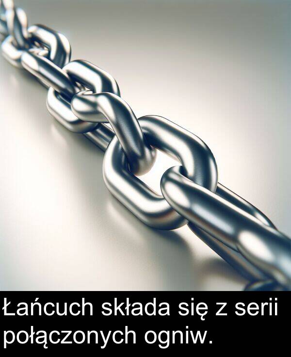 połączonych: Łańcuch składa się z serii połączonych ogniw.