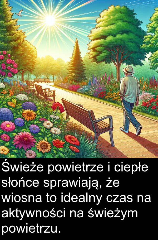 powietrzu: Świeże powietrze i ciepłe słońce sprawiają, że wiosna to idealny czas na aktywności na świeżym powietrzu.