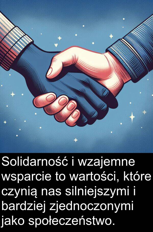 zjednoczonymi: Solidarność i wzajemne wsparcie to wartości, które czynią nas silniejszymi i bardziej zjednoczonymi jako społeczeństwo.