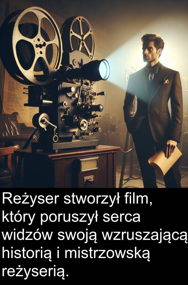 wzruszającą: Reżyser stworzył film, który poruszył serca widzów swoją wzruszającą historią i mistrzowską reżyserią.