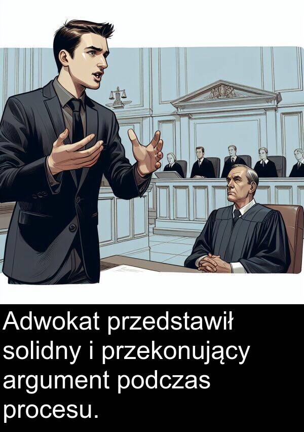 przekonujący: Adwokat przedstawił solidny i przekonujący argument podczas procesu.