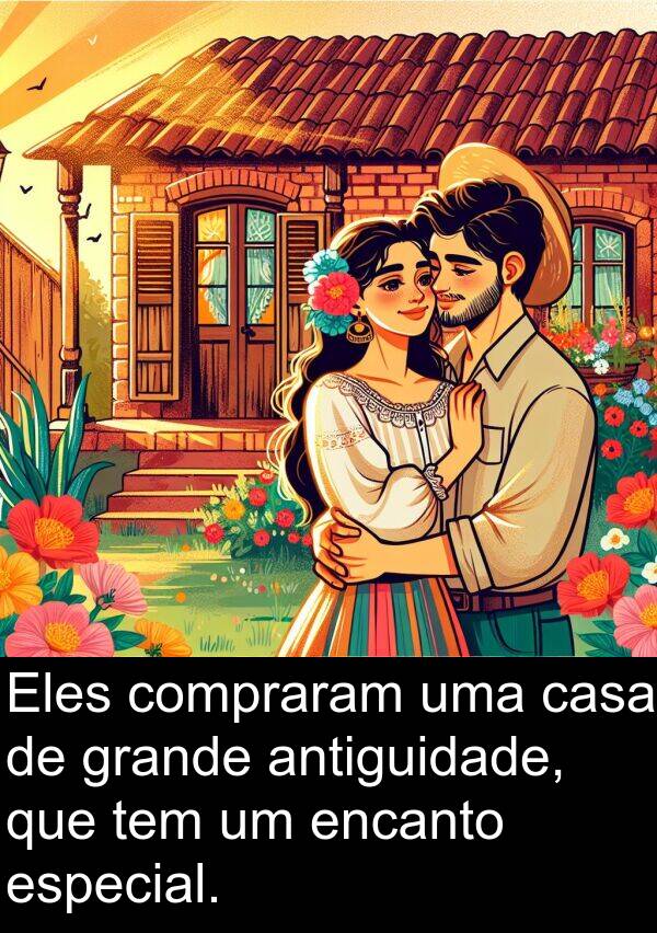 antiguidade: Eles compraram uma casa de grande antiguidade, que tem um encanto especial.
