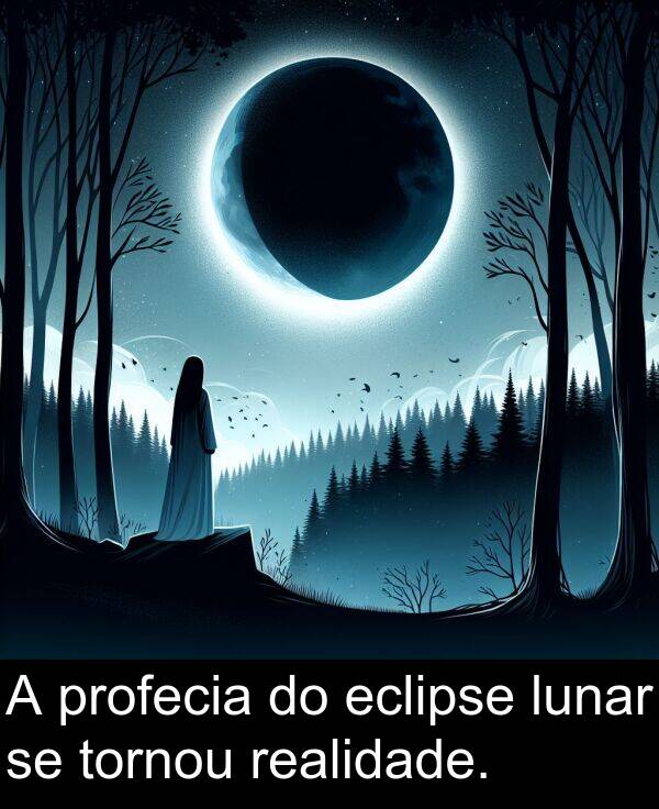 lunar: A profecia do eclipse lunar se tornou realidade.