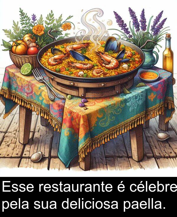 paella: Esse restaurante é célebre pela sua deliciosa paella.