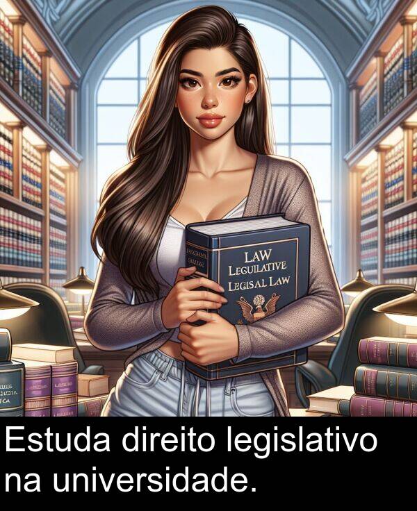 legislativo: Estuda direito legislativo na universidade.