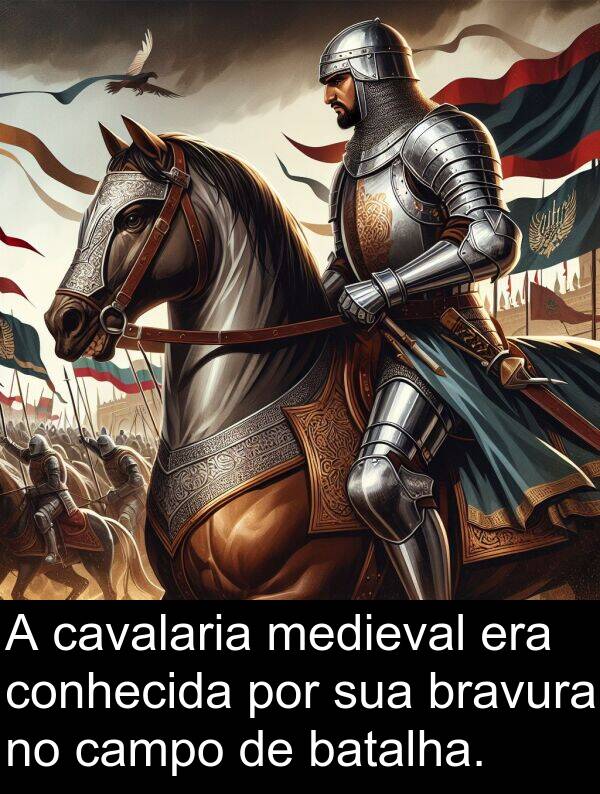 cavalaria: A cavalaria medieval era conhecida por sua bravura no campo de batalha.