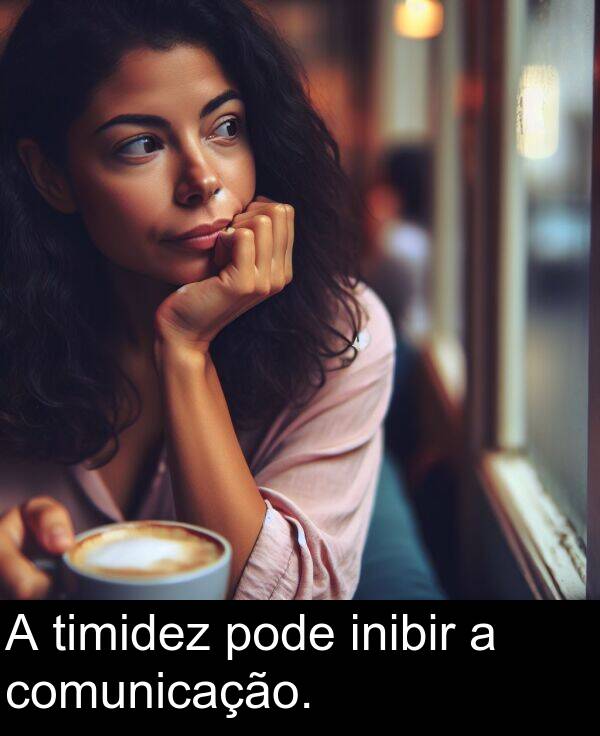 comunicação: A timidez pode inibir a comunicação.