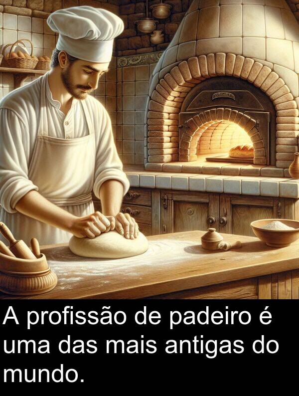 padeiro: A profissão de padeiro é uma das mais antigas do mundo.