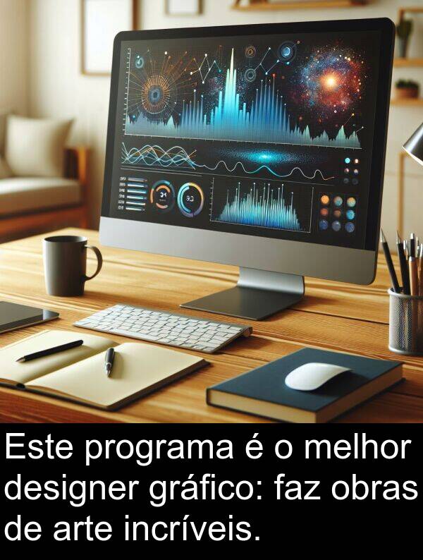 melhor: Este programa é o melhor designer gráfico: faz obras de arte incríveis.