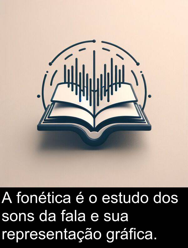 sons: A fonética é o estudo dos sons da fala e sua representação gráfica.