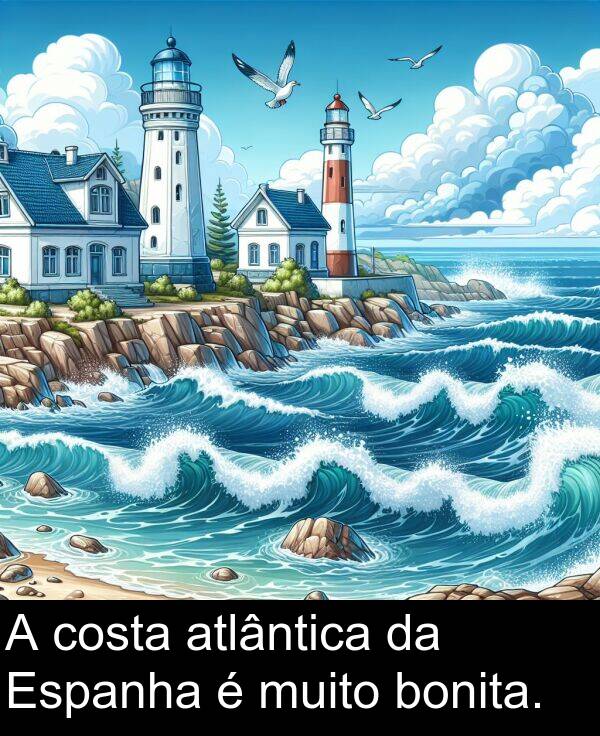 muito: A costa atlântica da Espanha é muito bonita.