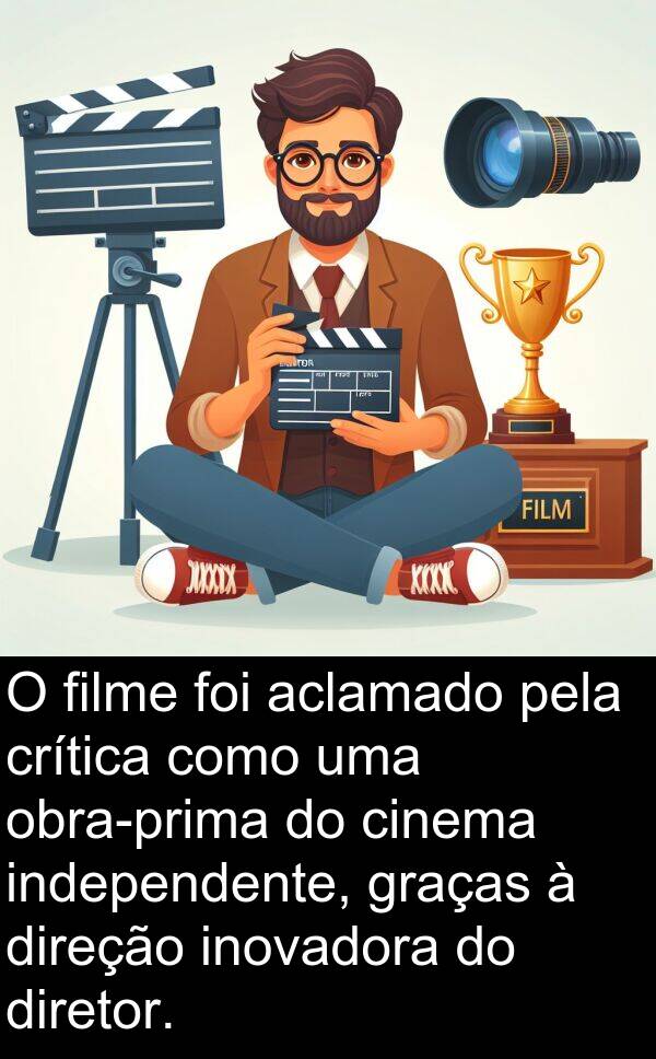 direção: O filme foi aclamado pela crítica como uma obra-prima do cinema independente, graças à direção inovadora do diretor.