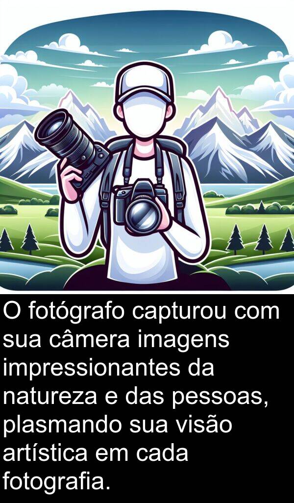 natureza: O fotógrafo capturou com sua câmera imagens impressionantes da natureza e das pessoas, plasmando sua visão artística em cada fotografia.