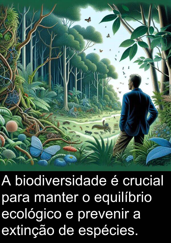 manter: A biodiversidade é crucial para manter o equilíbrio ecológico e prevenir a extinção de espécies.
