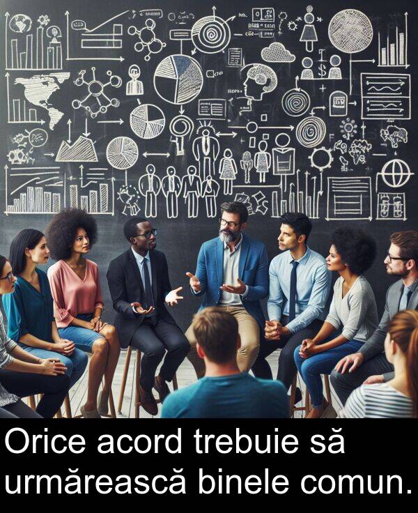 acord: Orice acord trebuie să urmărească binele comun.