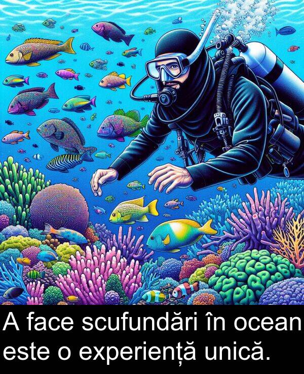ocean: A face scufundări în ocean este o experiență unică.