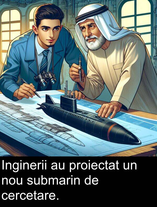 cercetare: Inginerii au proiectat un nou submarin de cercetare.