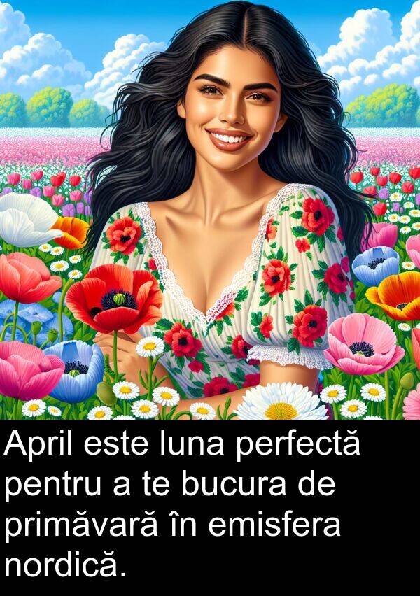 perfectă: April este luna perfectă pentru a te bucura de primăvară în emisfera nordică.