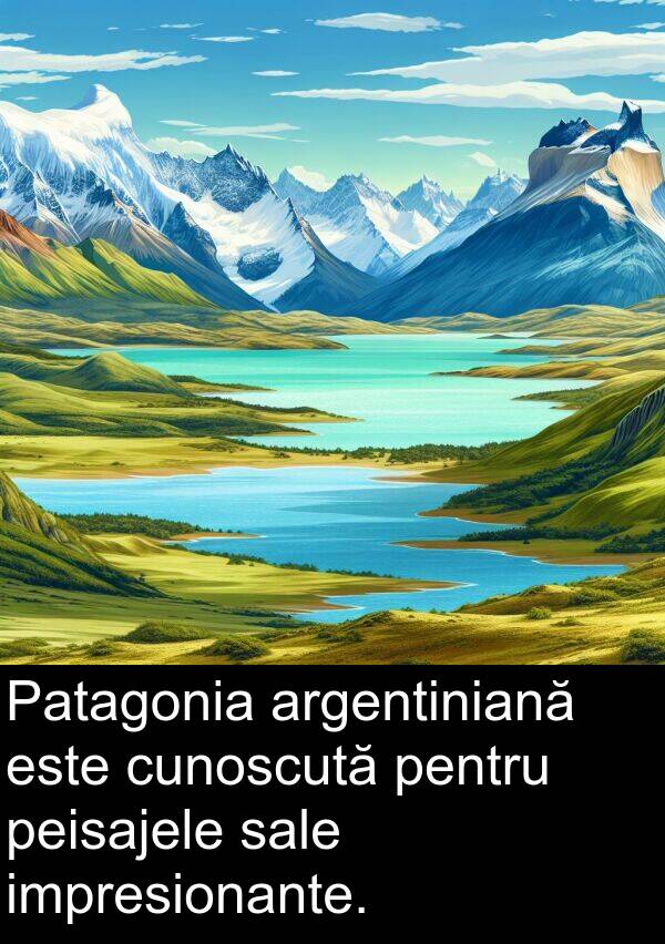 impresionante: Patagonia argentiniană este cunoscută pentru peisajele sale impresionante.