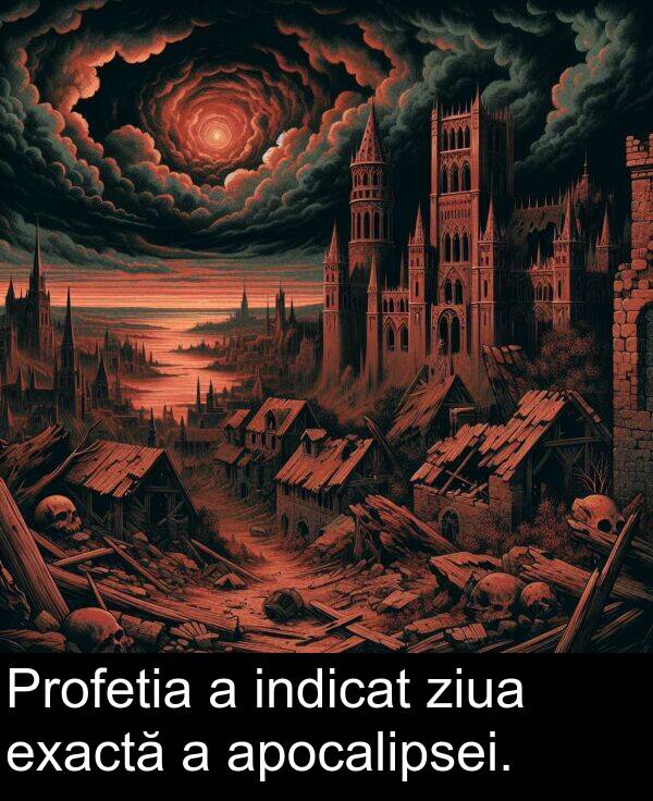 ziua: Profetia a indicat ziua exactă a apocalipsei.