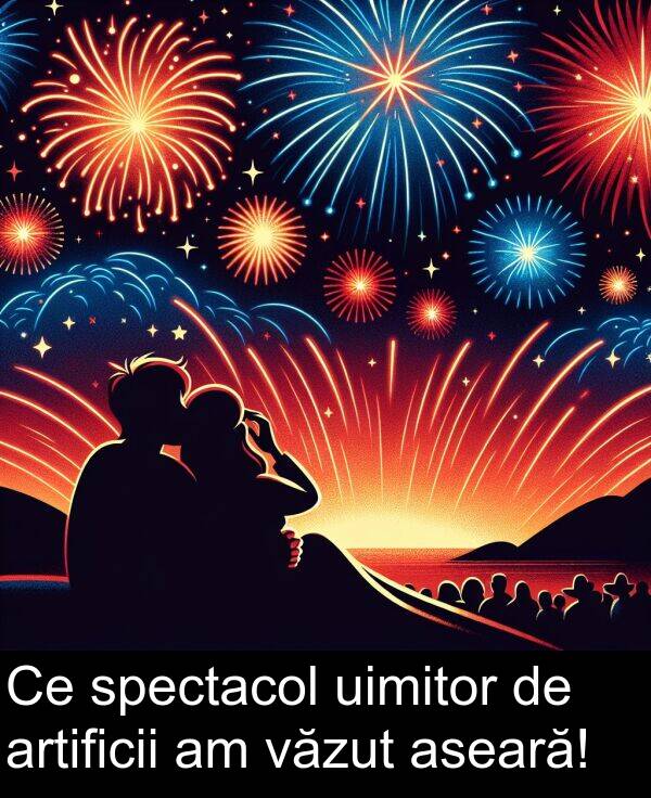 uimitor: Ce spectacol uimitor de artificii am văzut aseară!