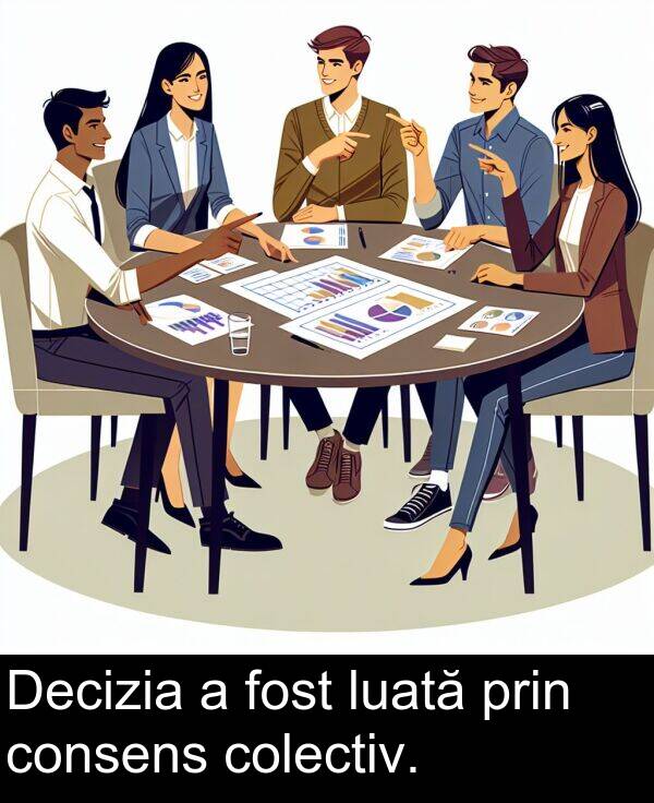 prin: Decizia a fost luată prin consens colectiv.