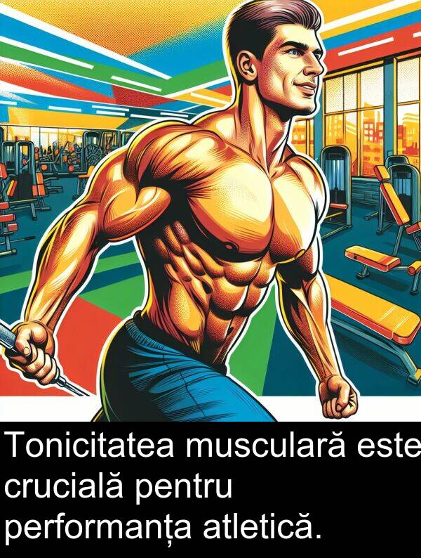 atletică: Tonicitatea musculară este crucială pentru performanța atletică.