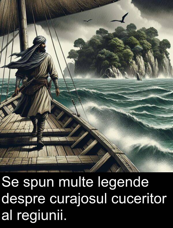 legende: Se spun multe legende despre curajosul cuceritor al regiunii.
