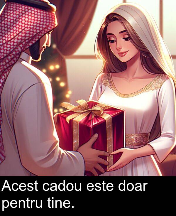 cadou: Acest cadou este doar pentru tine.
