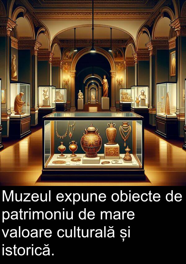 valoare: Muzeul expune obiecte de patrimoniu de mare valoare culturală și istorică.
