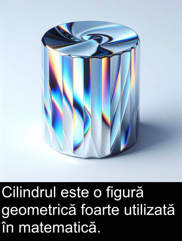 matematică: Cilindrul este o figură geometrică foarte utilizată în matematică.
