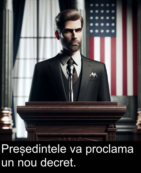 decret: Președintele va proclama un nou decret.