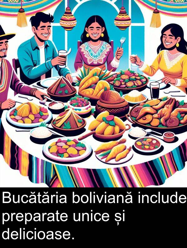 unice: Bucătăria boliviană include preparate unice și delicioase.