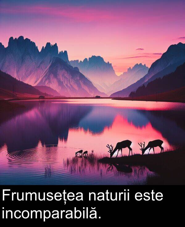 naturii: Frumusețea naturii este incomparabilă.