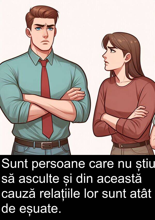 știu: Sunt persoane care nu știu să asculte și din această cauză relațiile lor sunt atât de eșuate.