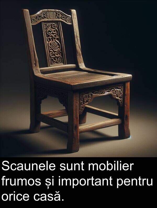 frumos: Scaunele sunt mobilier frumos și important pentru orice casă.
