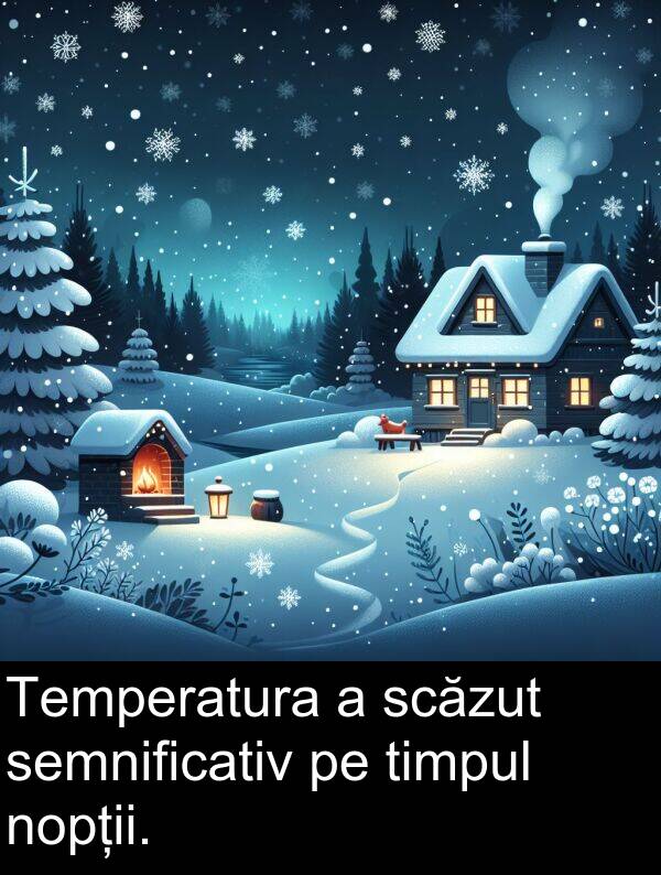 timpul: Temperatura a scăzut semnificativ pe timpul nopții.
