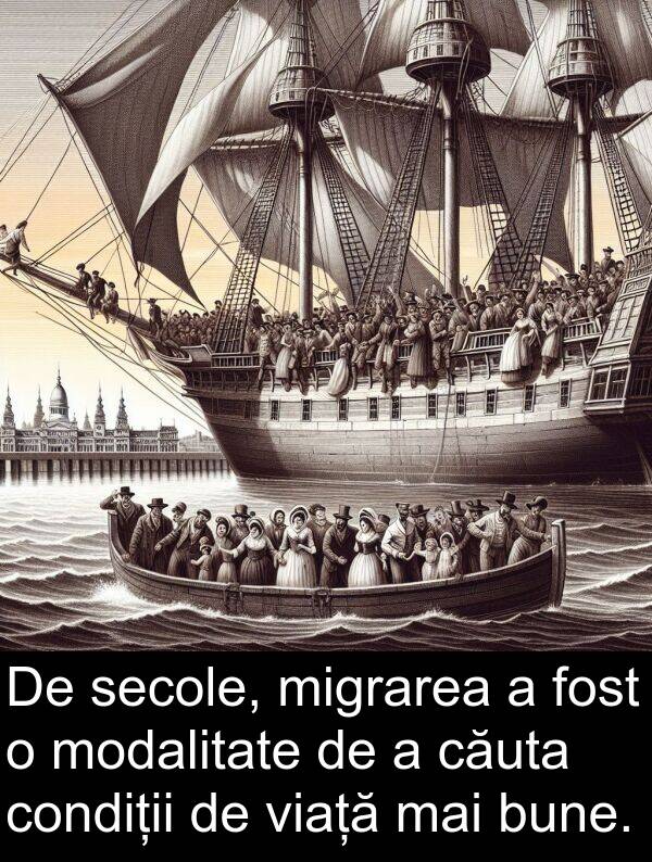 viață: De secole, migrarea a fost o modalitate de a căuta condiții de viață mai bune.