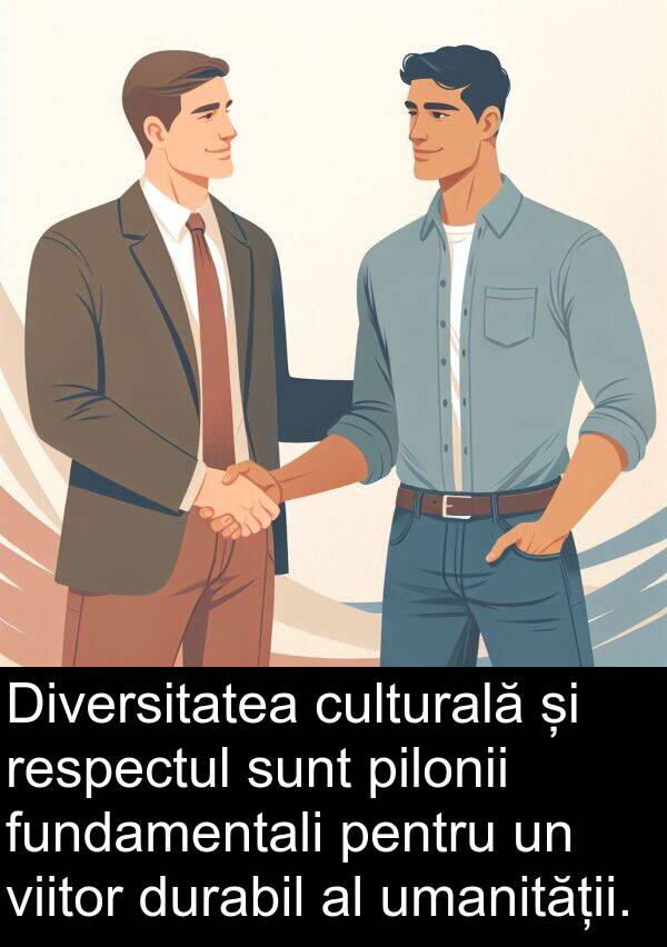 umanității: Diversitatea culturală și respectul sunt pilonii fundamentali pentru un viitor durabil al umanității.